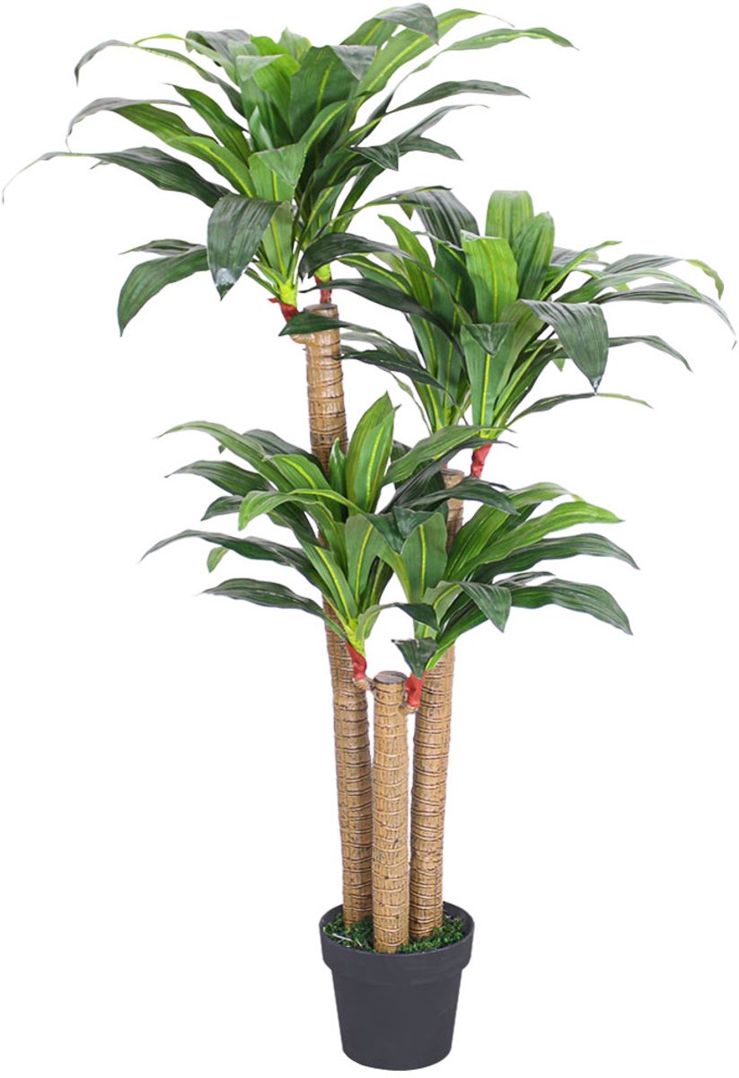 Kunstmatige Valse Drakenboom Plant Decoratie Bininnen 140cm DECOVEGO