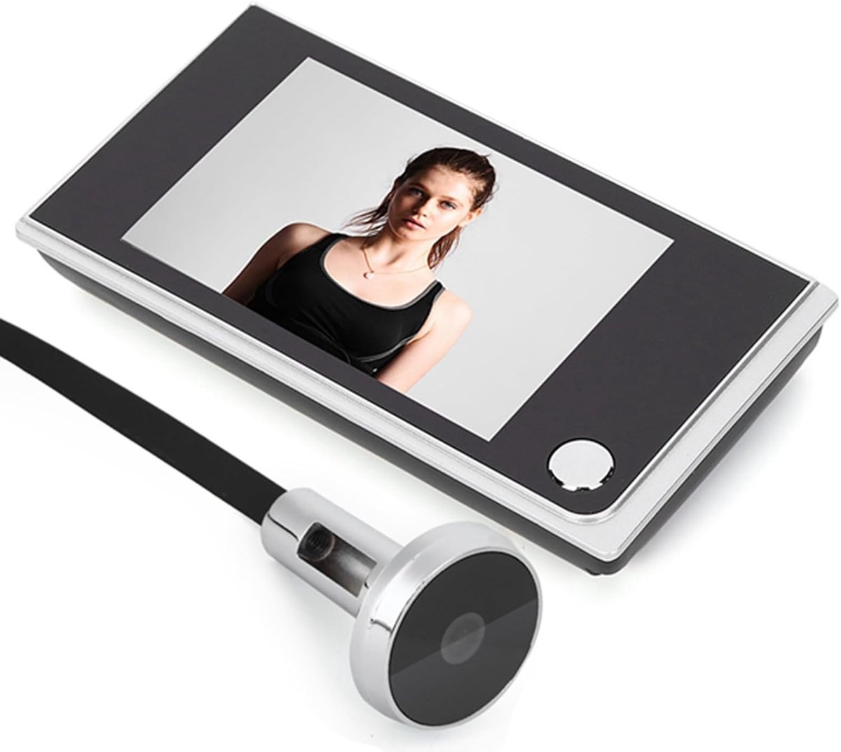 Digitale LCD 120 Graden Deurspion met Foto- en Videoweergave, Elektronische Cat Eye voor Beveiliging en Toegangscontrole