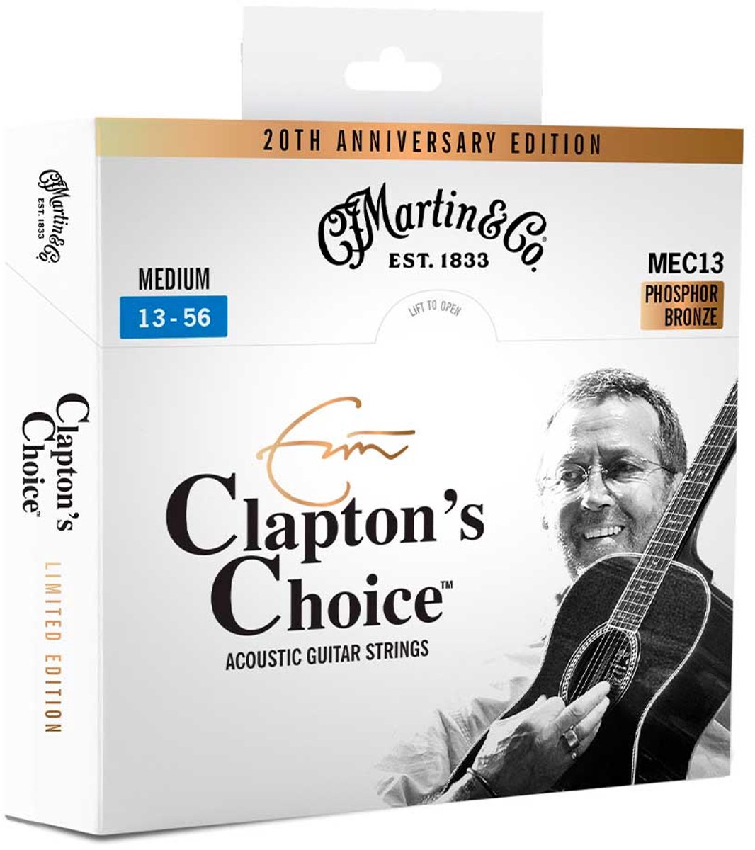 Martin MEC13-LTD Limited Edition Eric Clapton Signature Akoestische Gitaarsnaren (13-56)