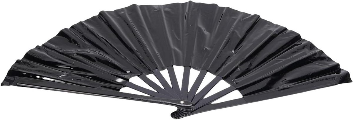Opvouwbare Handventilator - Klapventilator Dansventilator - Feestelijke Accessoire - Opvallende Kleuren - 37 x 12 cm - Multicolor