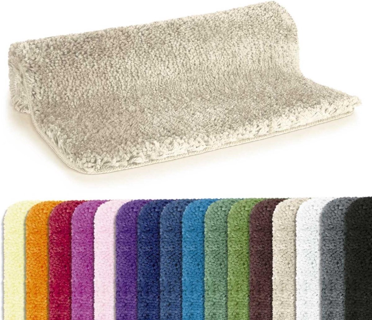 Badmat Microvezel - Douchemat Vloerkleed - Badkamer Comfort - Geschikt voor Vloerverwarmin