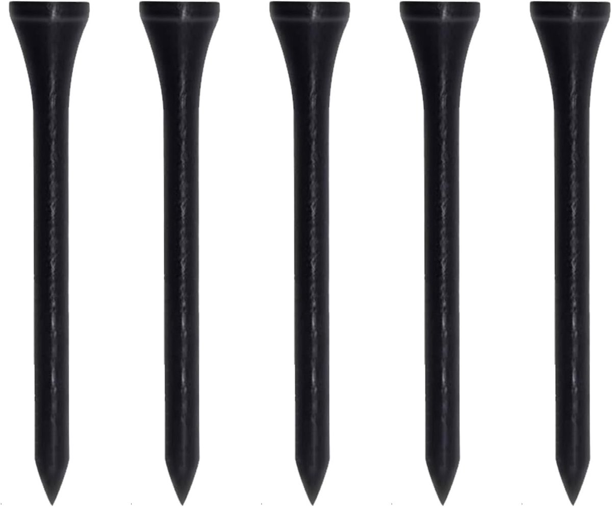 Houten Golf Tees 70 mm - 100 Stuks, Duurzame Golfaccessoires voor Precisie en Prestaties