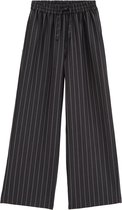 WE Fashion Meisjes straight fit broek met krijtstreep