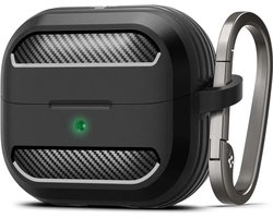 Spigen Rugged Armor Hoesje Geschikt voor Samsung Galaxy Buds 3 / 3 Pro Zwart