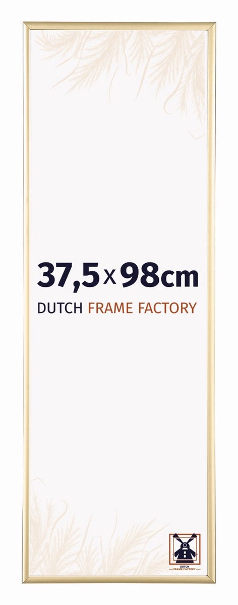 Dutch Frame Factory Fotolijst 37,5x98 cm - Aluminium - Goud - Kampen
