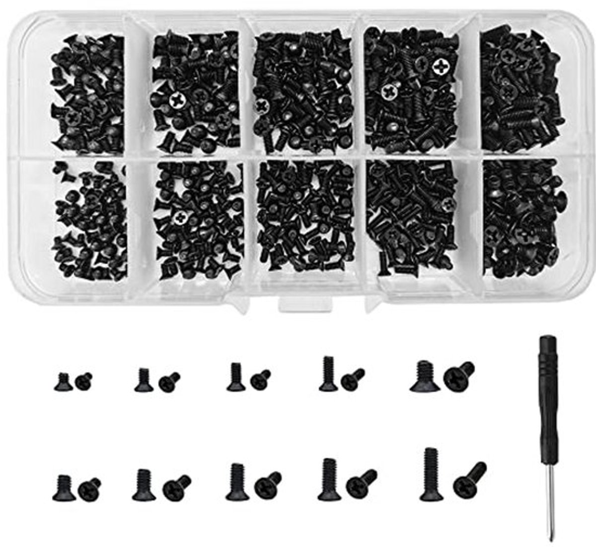 Schroeven Set 600 Stuks M2 M2,5 M3 voor Elektronische Reparatie