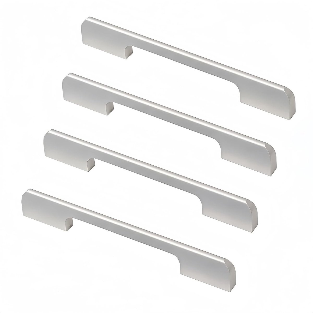 Set van 5 Deurgrepen 192mm Aluminium T-Bar voor Keuken- en Meubelladen, Handgrepen en Knoppen