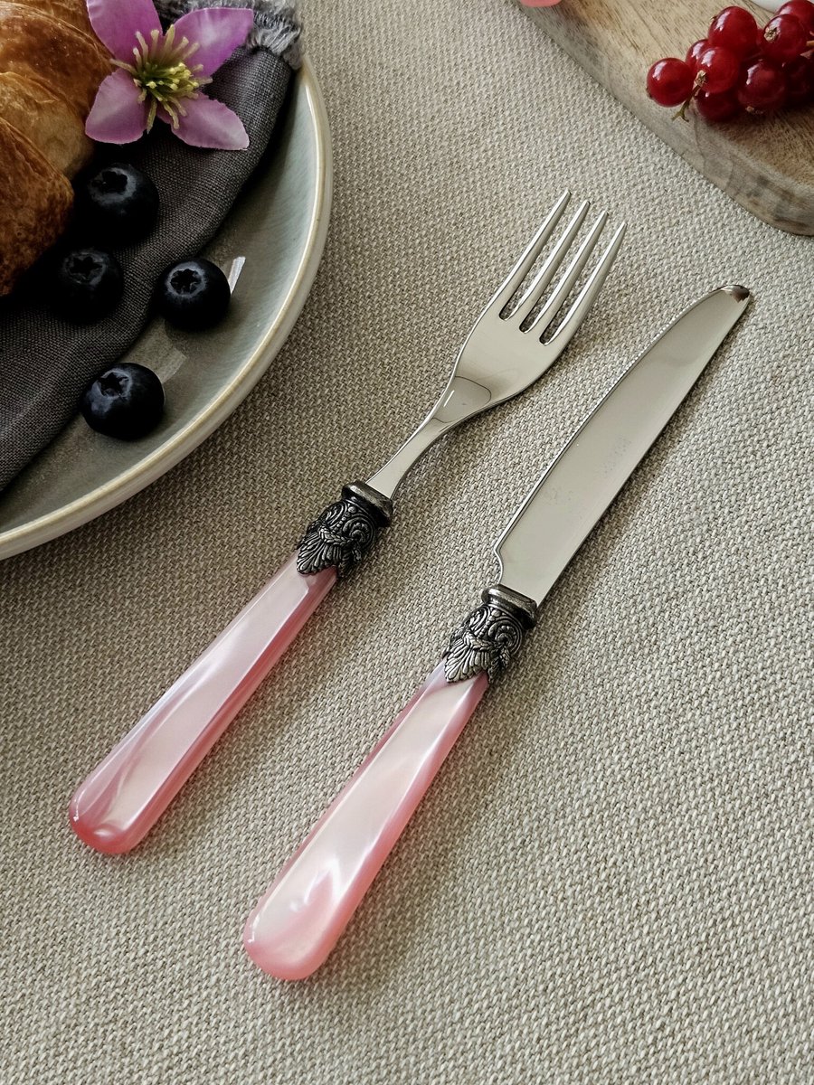 ONTBIJTMES NAPOLEON  ROZE