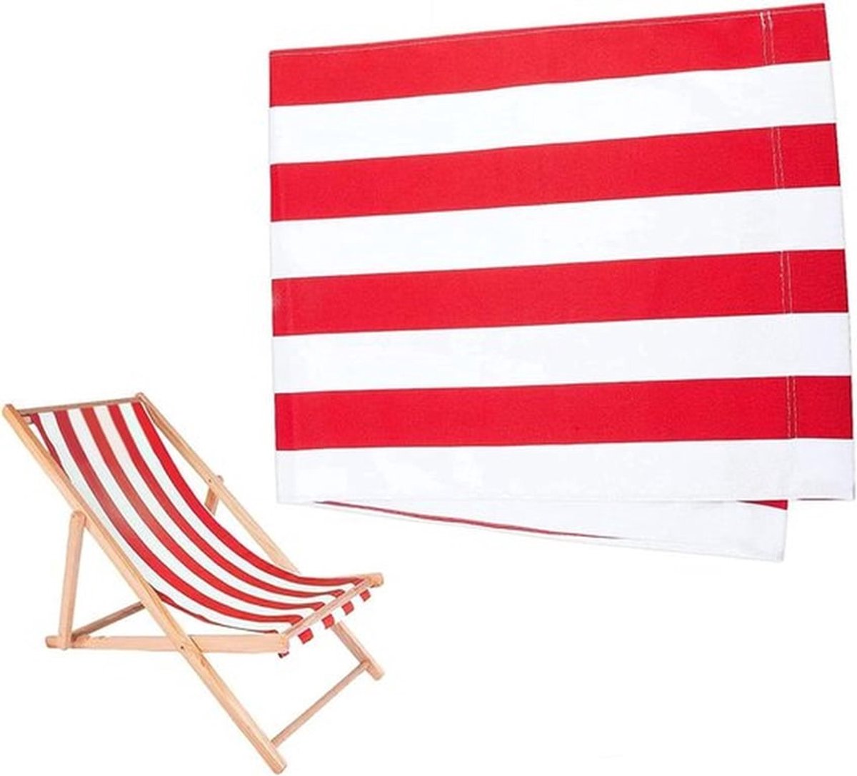 - Strandstoel stof - Strandligstoel stof en vervangingsstof - Rood en wit gestreept - Oxford canvas - Zwembad zonnebad - Geschikt voor stoel en ligstoel - Rood en wit gestreept Alexandria stof, 1,1 x 0,4 m.