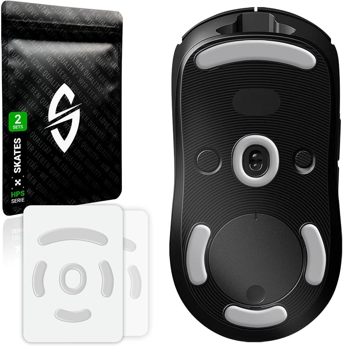Thijox - SensoryBoost HPS Glides Set van 2 voor Logitech G Pro Wireless & G PRO 2 Lightspeed - Duurzame PTFE Muisvoetjes met Balans Tussen Snelheid en