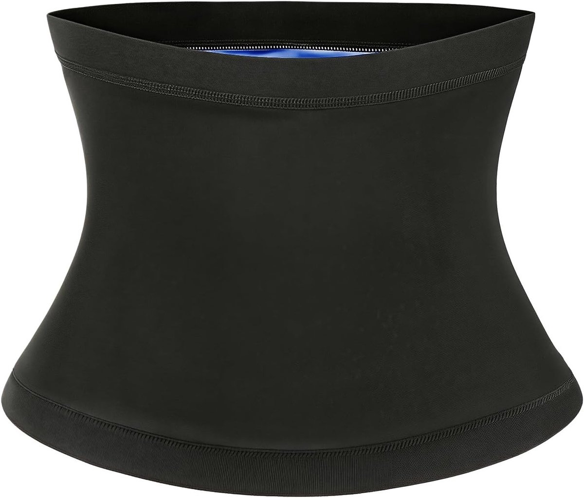 Outdoor Zwart en Binnen Blauw Buikriem voor Vrouwen en Mannen - Zweetriem en Taille Trainer voor Effectieve Vetverbranding en Comfortabel Draaggemak