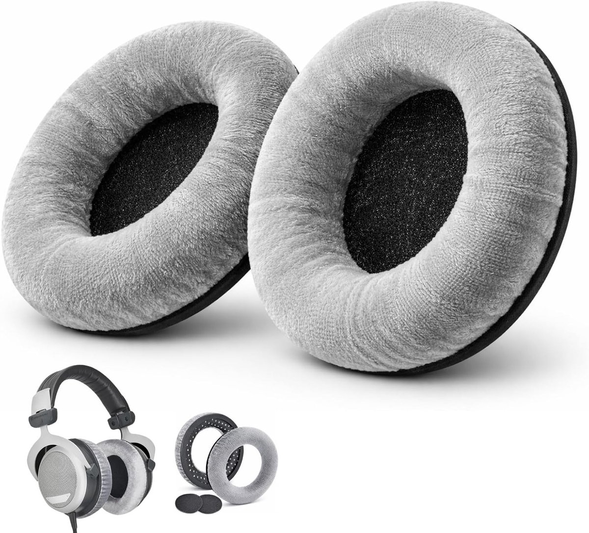 Vervangende oorkussens voor DT 770 Pro, zachte fluwelen oorkussens voor audiokwaliteit, geschikt voor verschillende modellen zoals DT 511, DT 797 en Custom ONE Pro