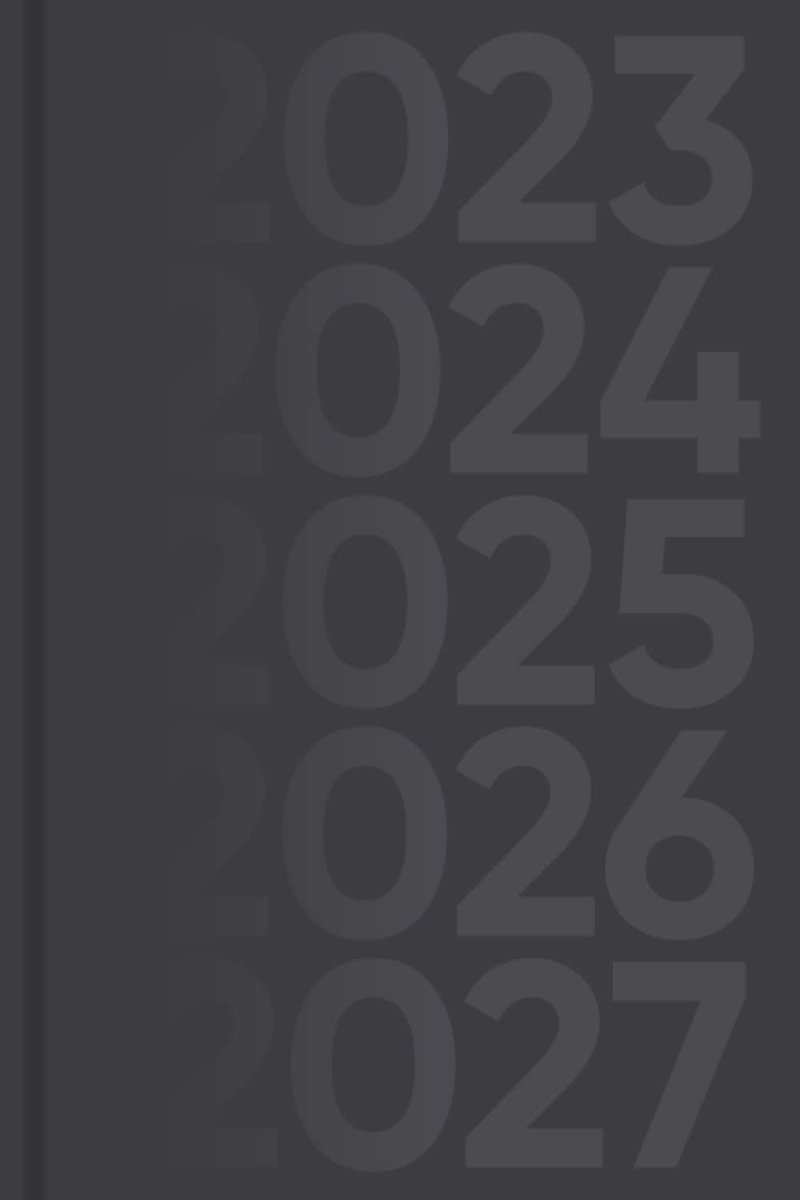 SnelShoppen - Kalender voor 5 Jaar 2023-2027 - A5 Weekplanner - 60 Maanden - Perfect voor Organisatie en Planning - Ideaal voor Werk, School en Thuis!
