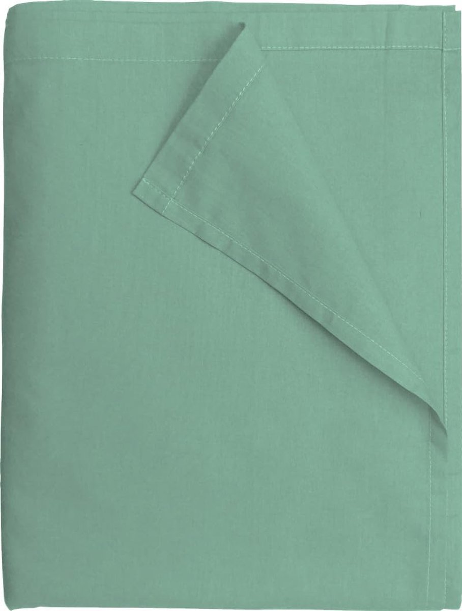 SnelShoppen - Luxe Bedlaken 240 x 300 cm Lime Groen - 100% Katoen, 57 Draden/cm², Geschikt voor Tweepersoonsbed, Perfect voor Thuis en Logies