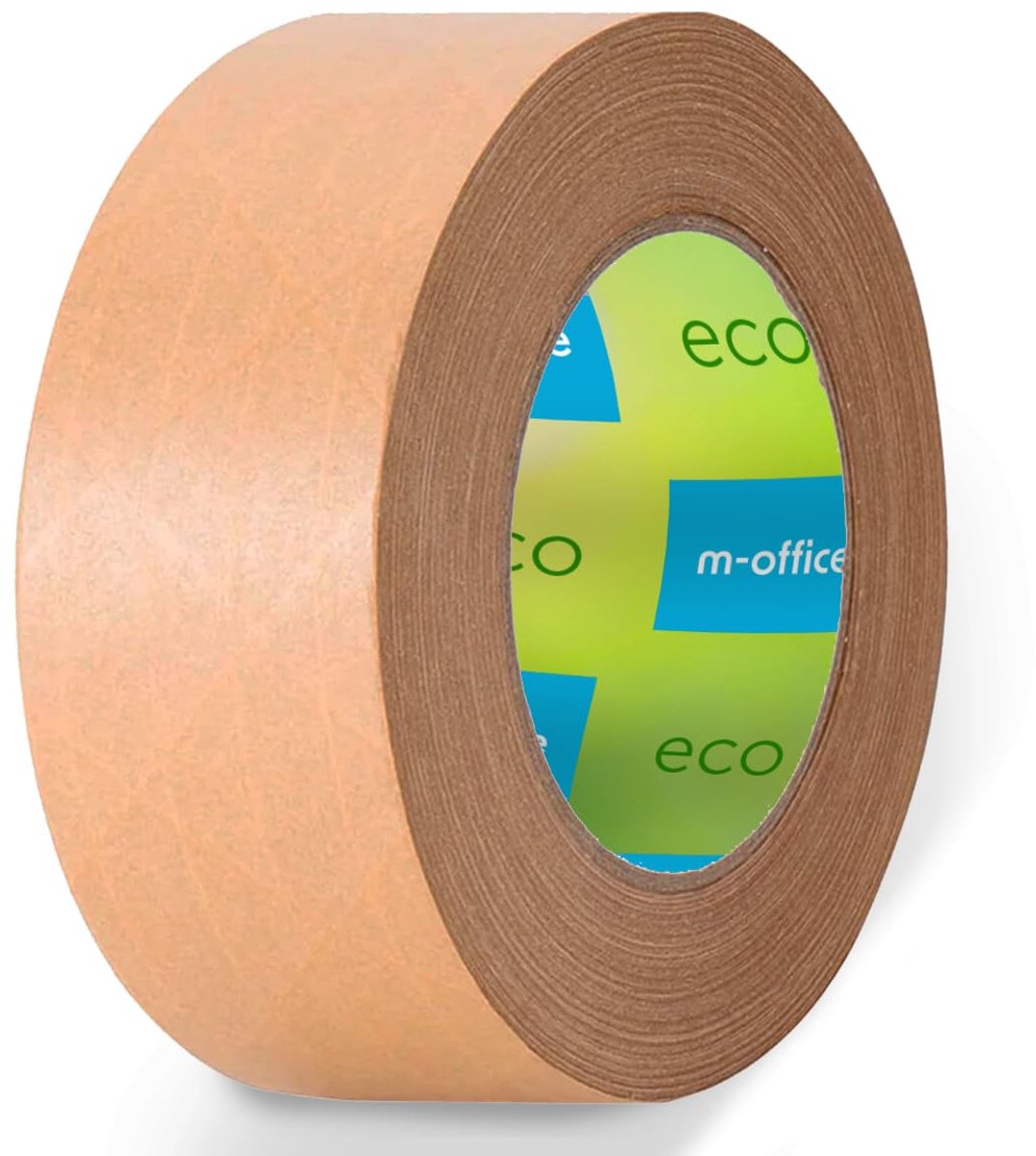 SnelShoppen - Kraft Papier Tape - 50mm x 50m - Hechtband voor Verpakking, Verzending, Verhuizing en Creatieve Klussen - Bruine Papieren Plakband