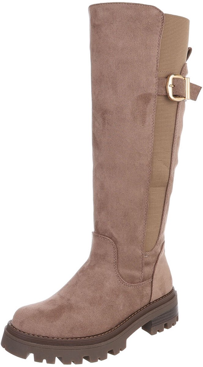 Hoge laars - gespdetail - dames Mt:41