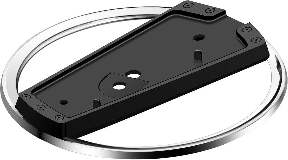 SnelShoppen - Verticale Stand voor PS5 & PS5 Slim - Roestvrij Staal & ABS, Verkoeling, Console Ondersteuning, Minimalistisch Design, Gaming Accessoire