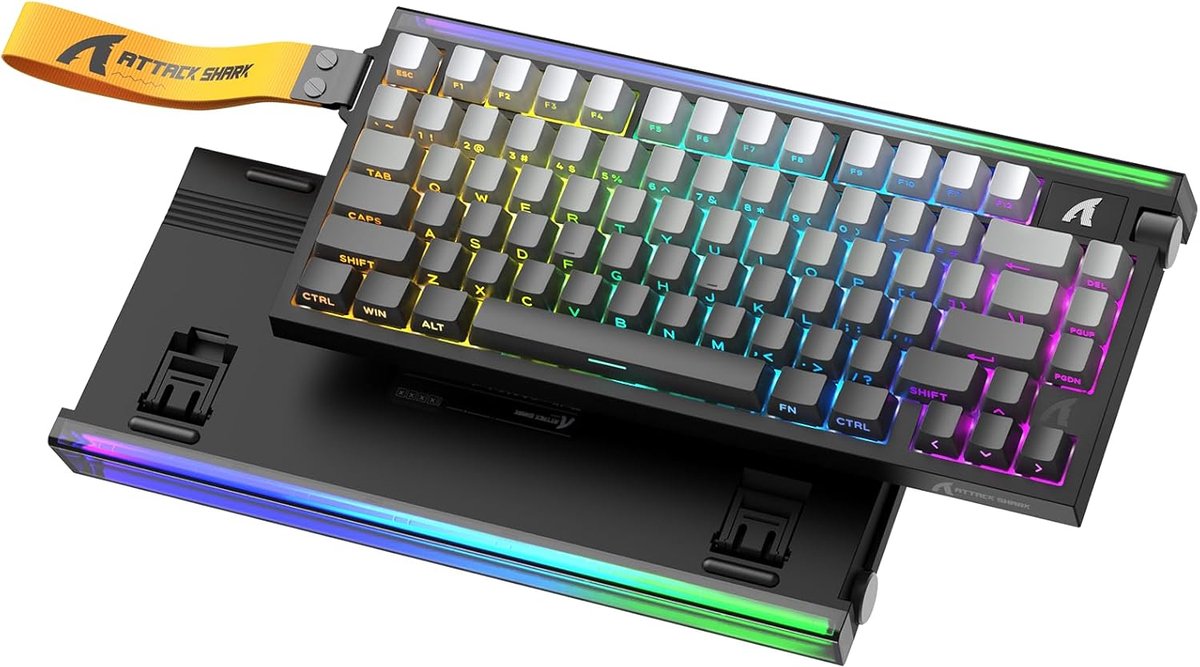 SnelShoppen - Gaming Toetsenbord RGB Verlichting 8000Hz, Hall Effect Switch, Snap Tap, Gevoelige Actuatie, 0.01mm RT Precisie, Bedraad, Ideaal voor Ga