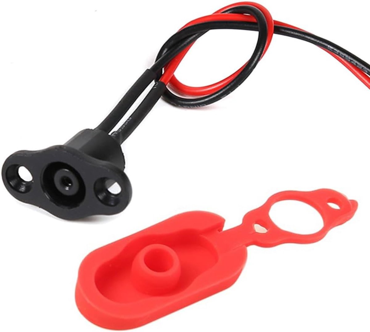 SnelShoppen - DC Hollow Scooter Oplaadpoort met Stofbescherming Geschikt voor Xiaomi 1S M365 Pro Pro2 Elektrische Scooter - Waterdichte Kap en Duurzaa