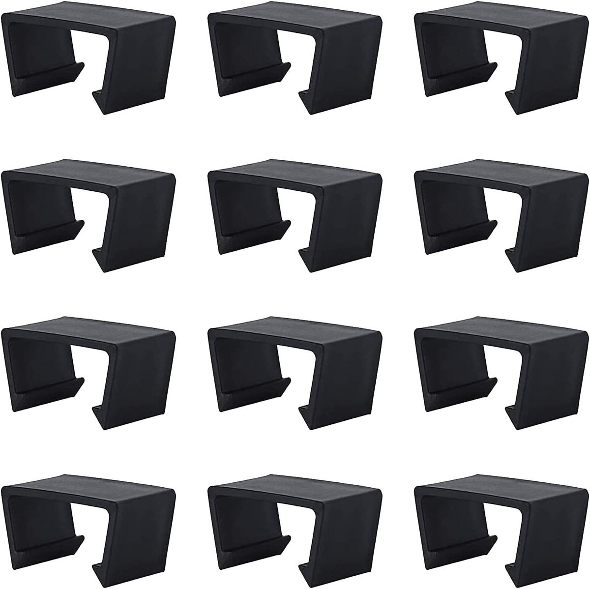 12 Stuks Rattan Clips voor Buiten - Meubelaansluitingen en Verbindingsclips voor Tuinmeubelen en Rattan Stoelen - 4.8-5cm