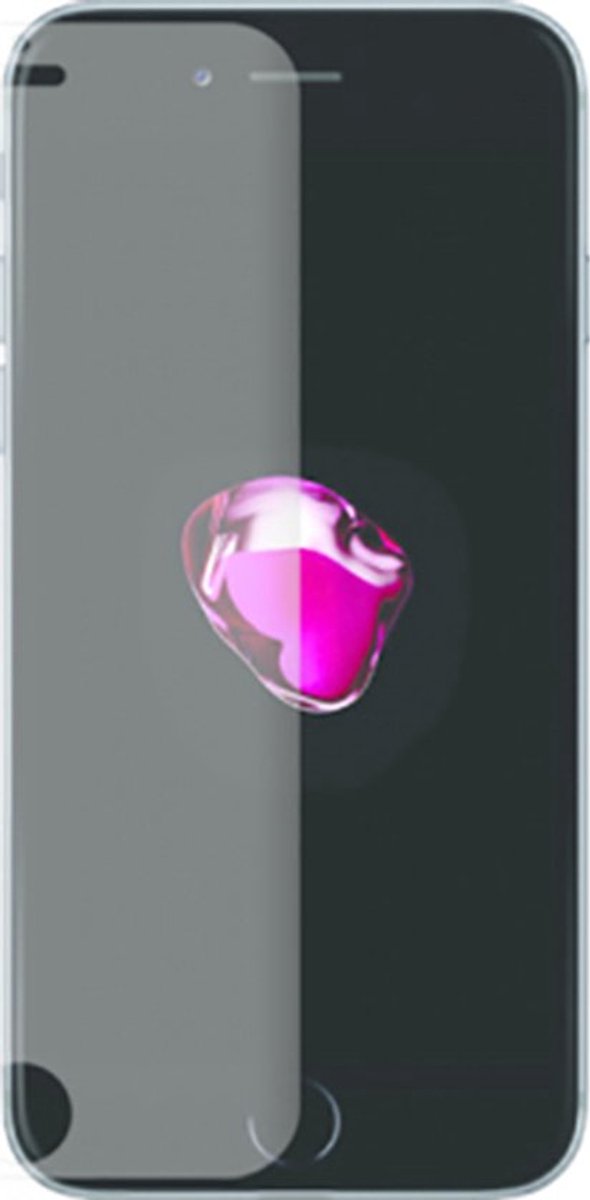 MH by Azuri 2x Curved Tempered Glass - transparent - voor iPhone 7/8