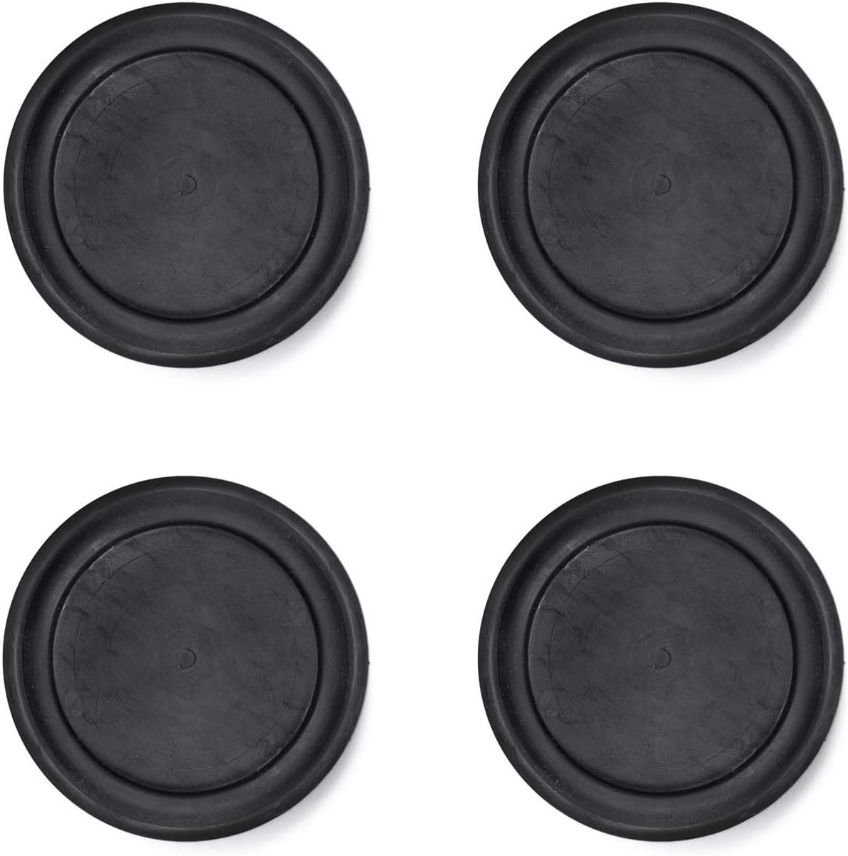 SnelShoppen - Vibration Dampers voor Wasmachine, Droger, Vaatwasser - Antivibratie Rubber Voeten - 4 Stuks - Zwart - Geluidsdemping en Antislip