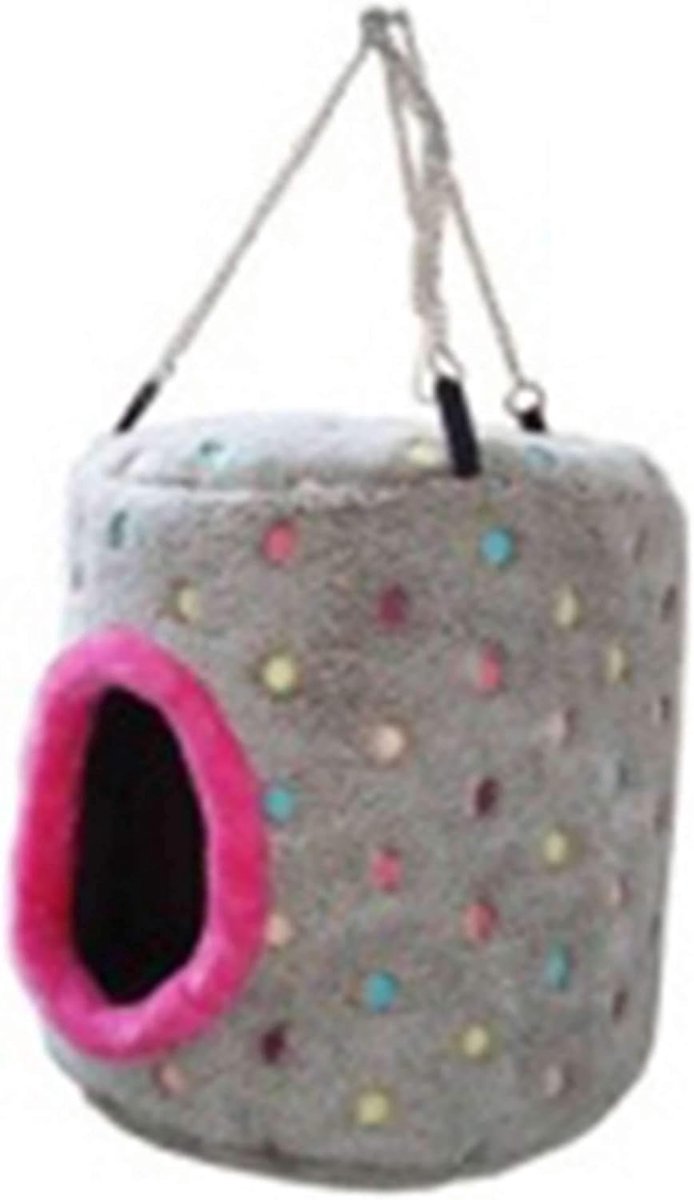 SnelShoppen - ICA Vogelhuisje 10x10cm - Hoogwaardige Vogel Speelgoed - Natuurlijk Materiaal - 50g - Perfect voor Tuin en Vogelverblijf
