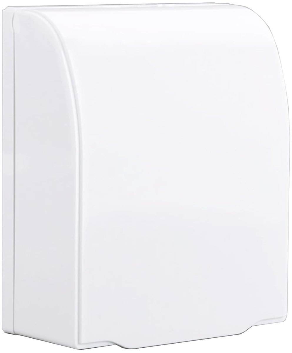 SnelShoppen - Switch Plug, Transparante Waterdichte Socket Box voor Badkamer, Veilig en Duurzaam, Wit, Ideaal voor Buiten en Binnengebruik