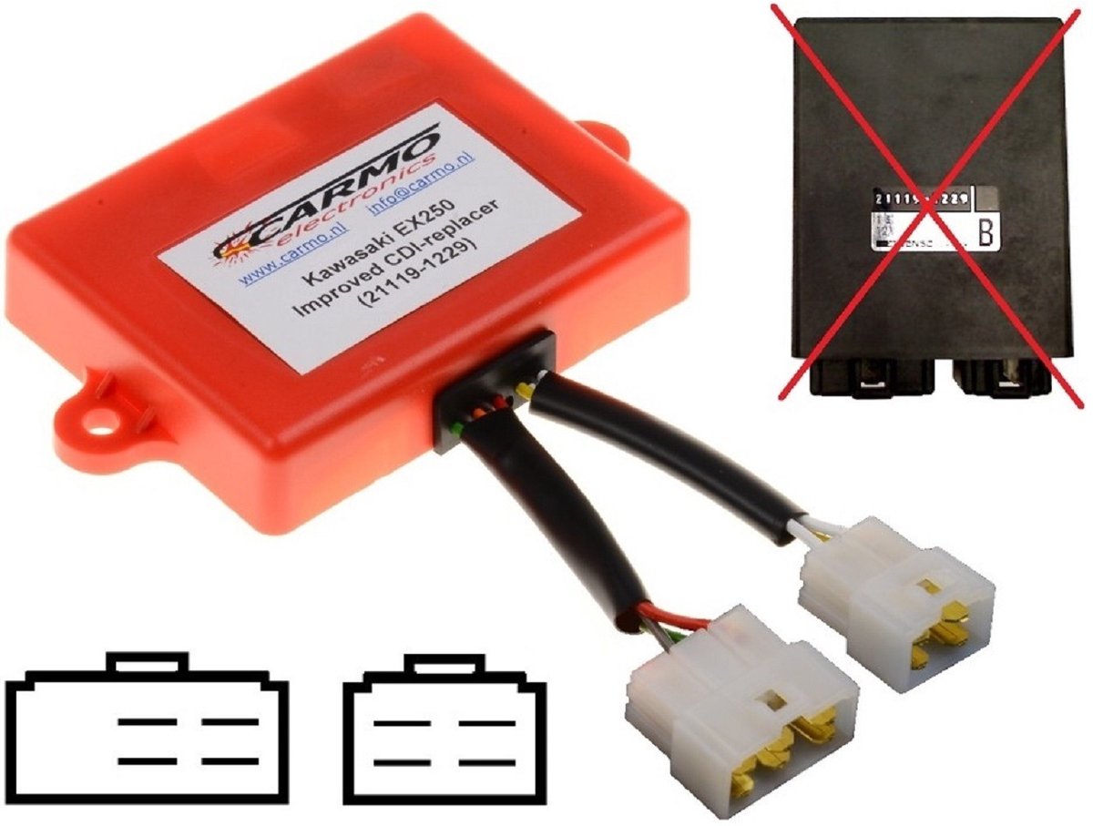 Carmo CARI-KA-EL250-EX250-GPZ250 Kawasaki EL250 EX250 - ontsteking