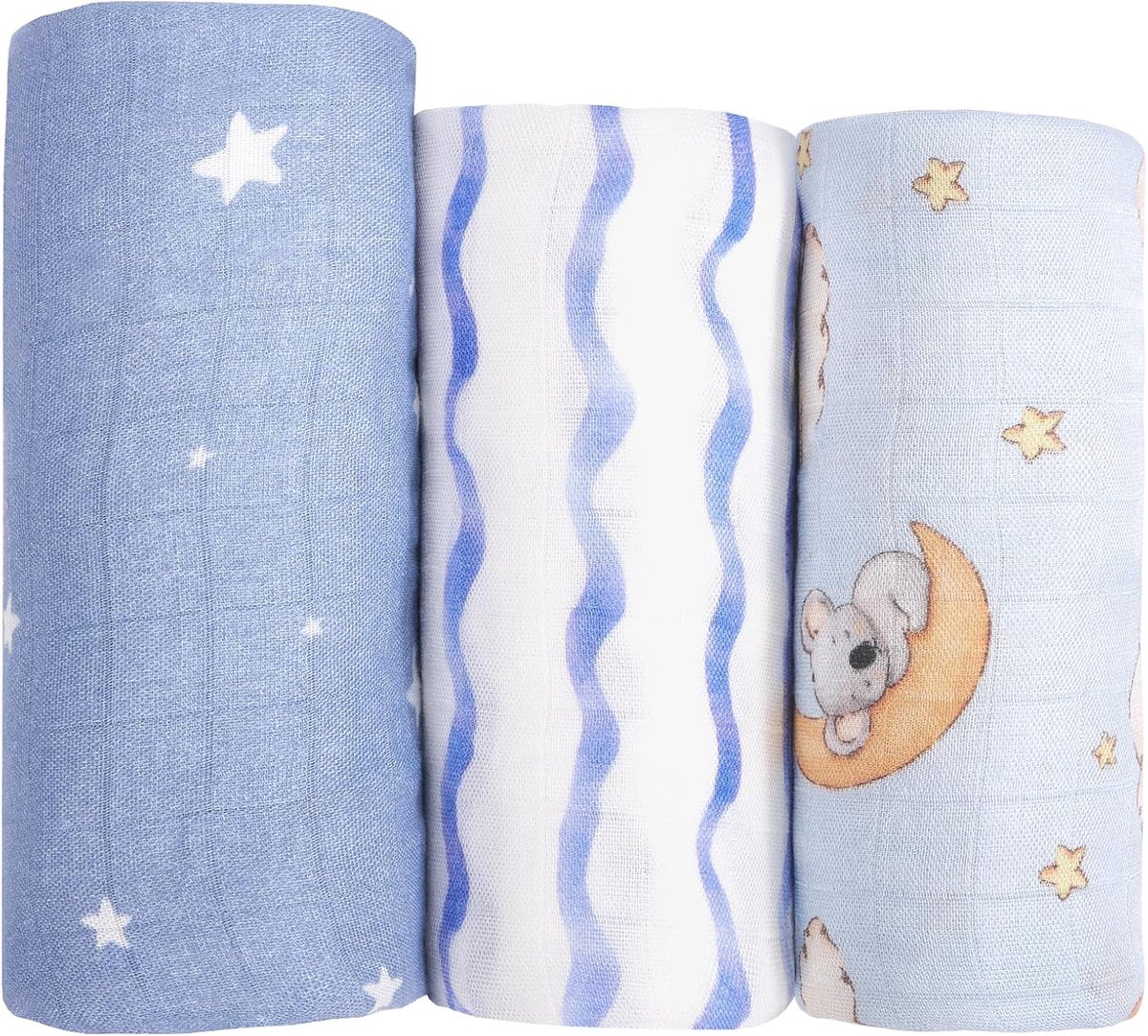 SnelShoppen - Baby Inbakeren Dekens - Goodnight Sweetheart - Ademend Katoen - Zacht en Comfortabel - Voor een Rustige Nacht - Geschikt voor Pasgeboren