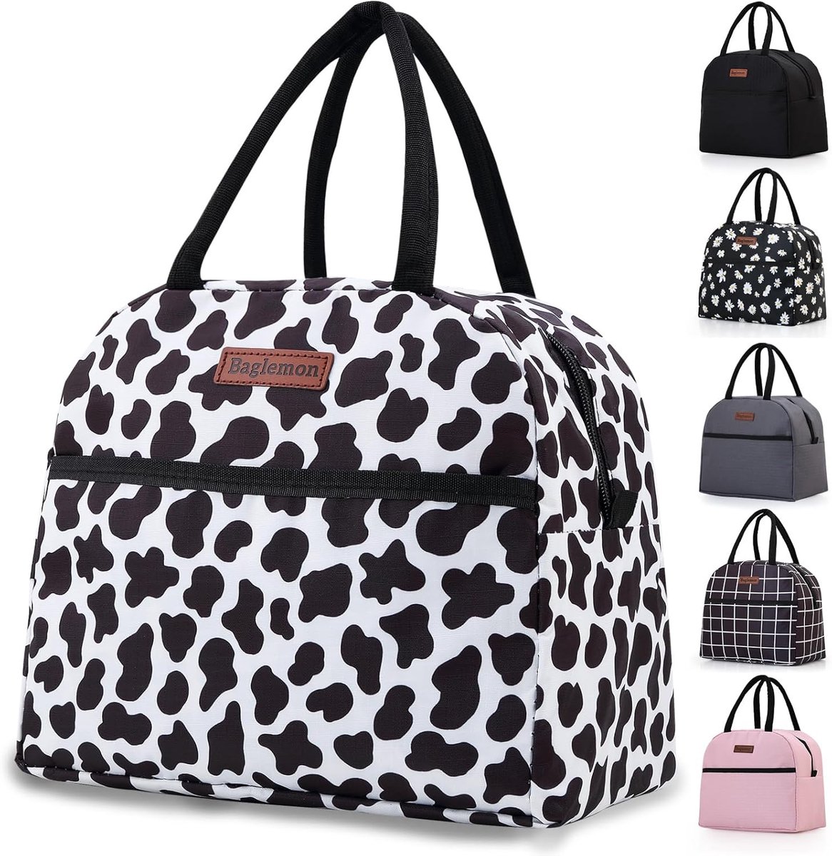 SnelShoppen - Insulated Lunch Bag voor Vrouwen en Mannen - Klein Koeltas voor Werk, Picknick, Strand, Kamperen - Ruime Capaciteit, Lichtgewicht, 23x27