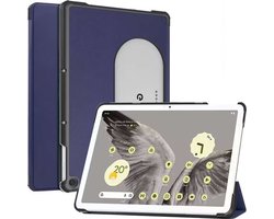 ebestStar - Hoes geschikt voor Google Pixel Tablet, Slanke Design PU Lederen Etui, Automatische Slaap/Wake, SmartCase hoesje, Donkerblauw