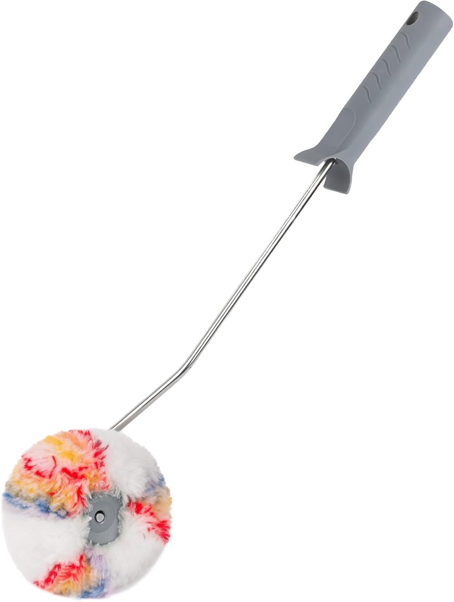 SnelShoppen - Corner Roller voor Hoeken met Beugel - Binnenroller - Verfroller voor Dispersie, Latex en Acrylverf - Efficiënt Schilderen van Hoeken en