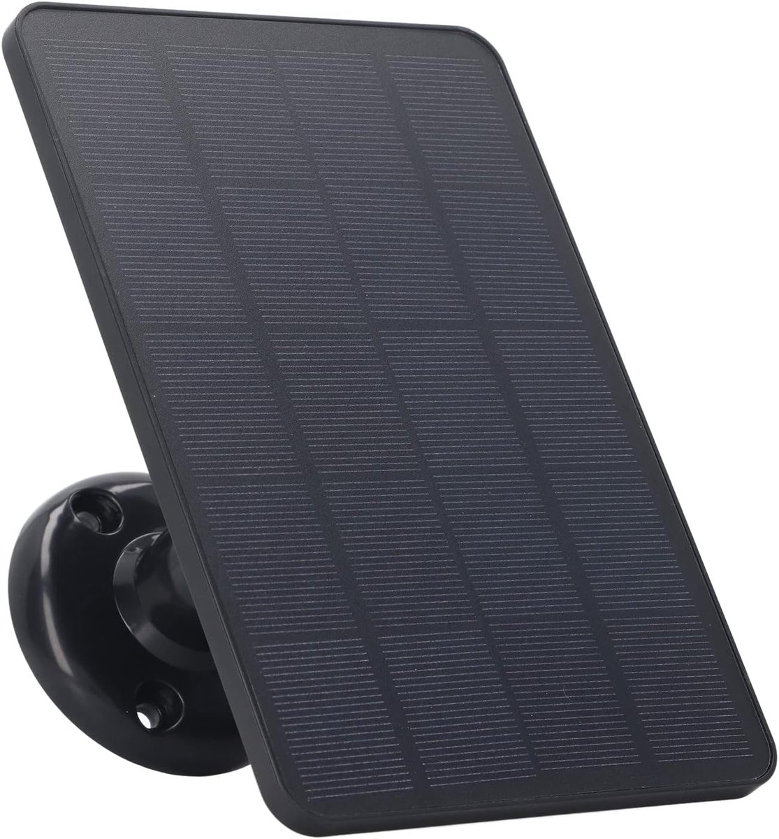 SnelShoppen - 10W Zonnepaneel voor Beveiligingscamera, USB Zonneoplader DC 5V, Waterdicht Solar Charger met Verstelbare Bevestiging, Compatibel met Mi