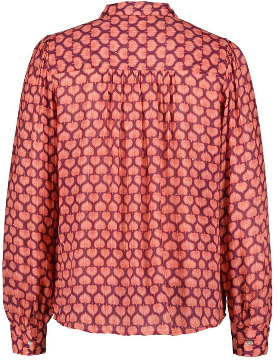 DIDI Dames Blouse Sable Red Lotus print maat 34