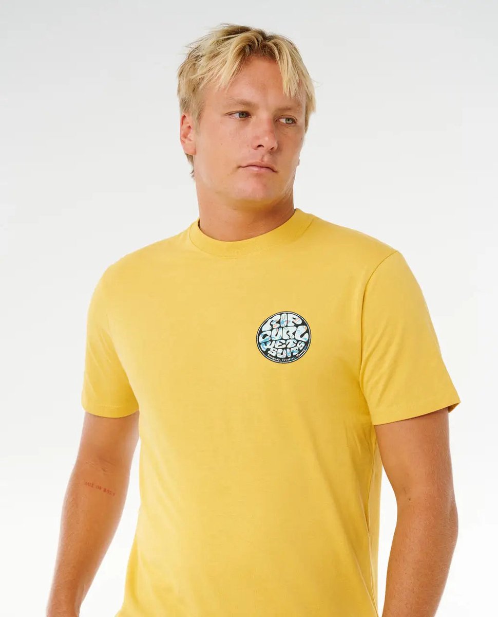 Rip Curl Wettie Passage Icon TEE - Ochre