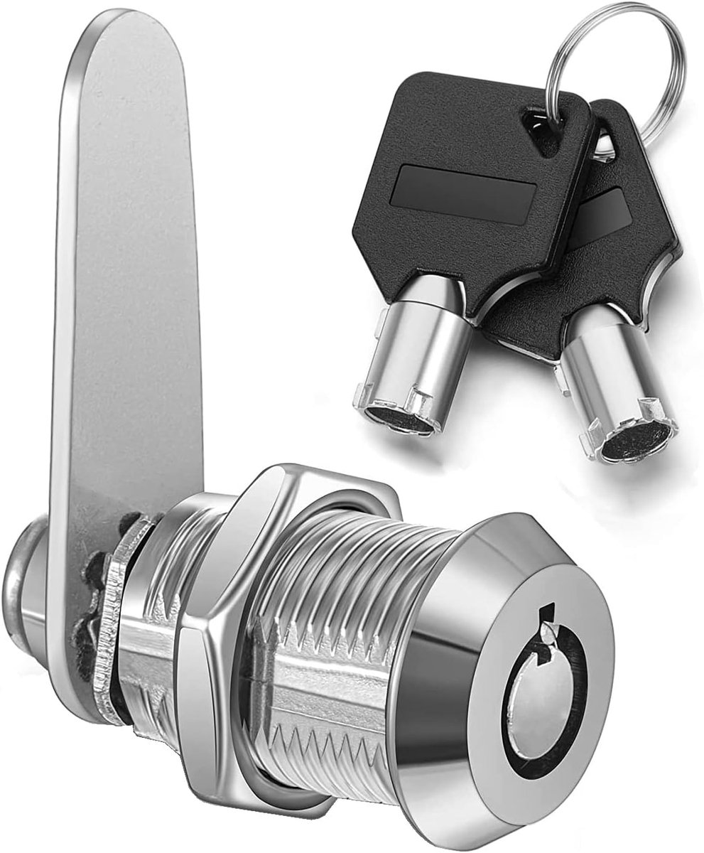 SnelShoppen - 20mm Draad Tubulaire Cam Lock, Cilinderslot Beveiligingsslot voor Postbus, Kast, Deur, Lade, Hoogwaardig Zinklegering, Duurzaam en Veili