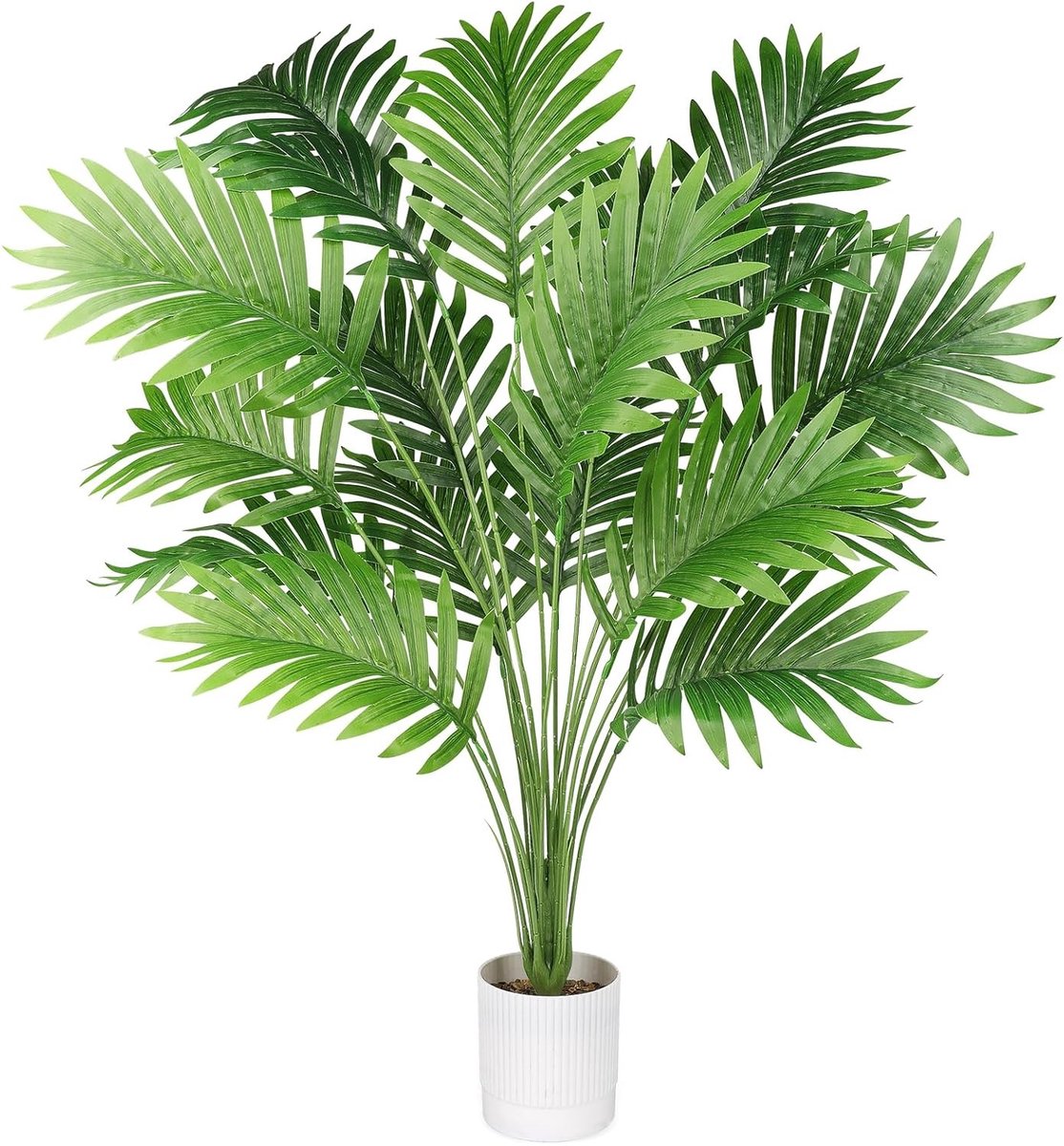 Grote Kunstpalmboom van 80 cm in Pot voor Binnen - Decoratieve Neppflanten voor Woonkamer, Kantoor en Thuisdecoratie
