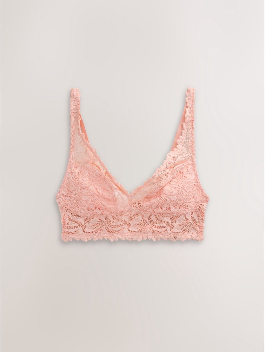 Next - Dames - Ultimate Comfort beha met kant zonder vulling, zonder beugel - Oranje