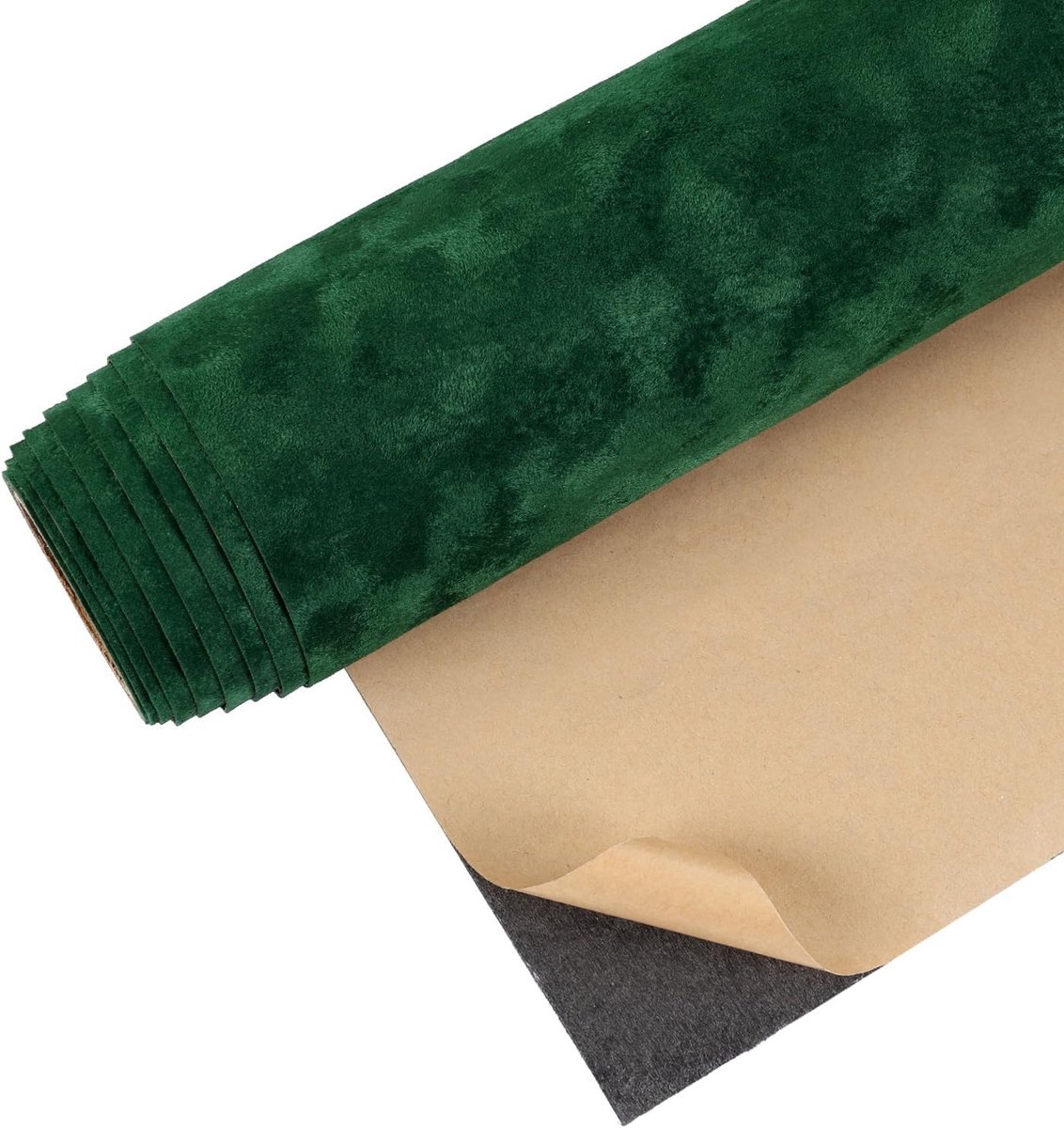 Groene Fluwelen Wanddecoratie 30cm x 200cm - Luxe Behang voor een Stijlvolle Interieur Make-over