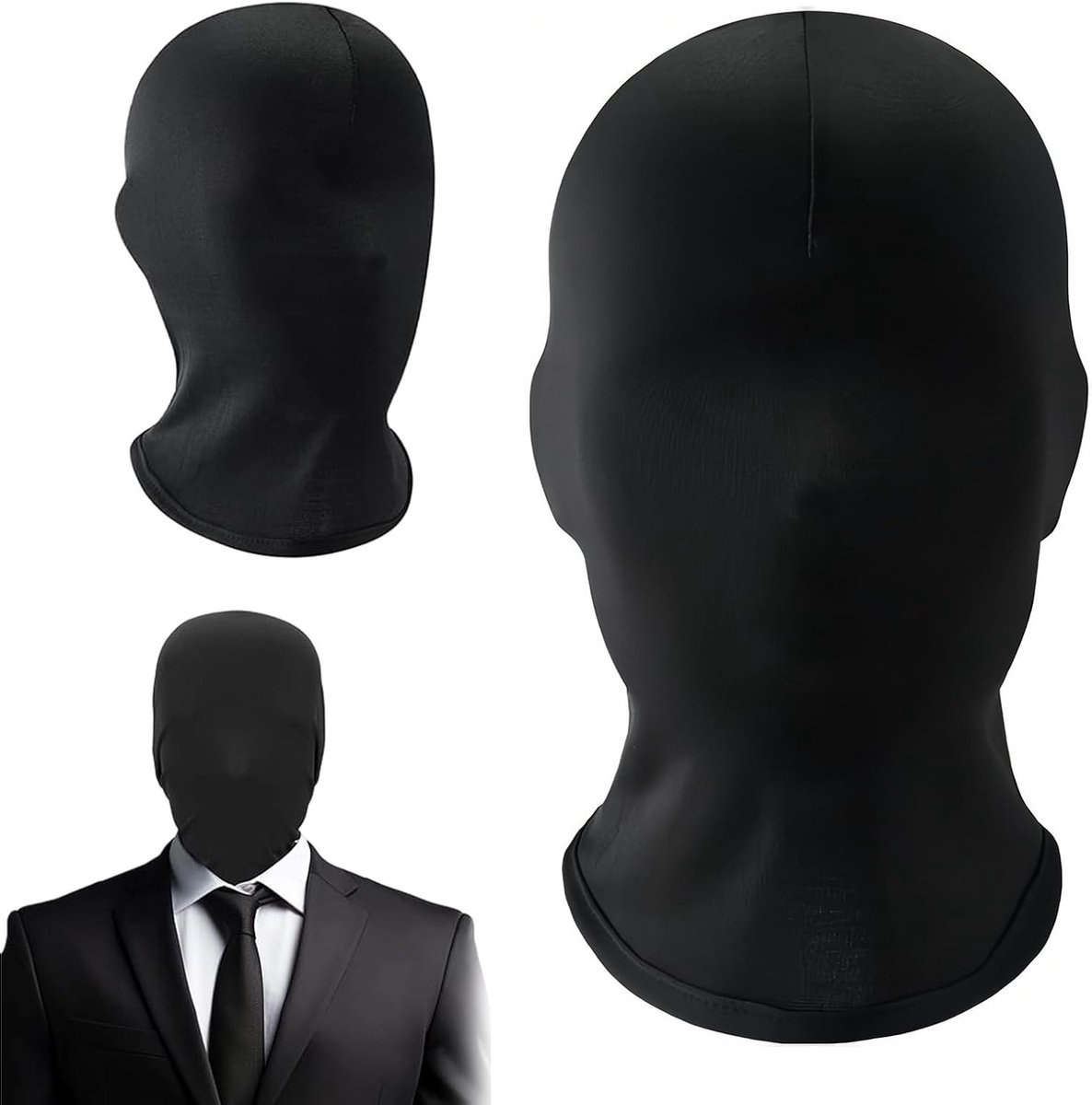 Unisex Volledige Gezichtsmasker Set voor Halloween, Cosplay en Carnaval - Polyester Hoofdmaskers voor Feestjes