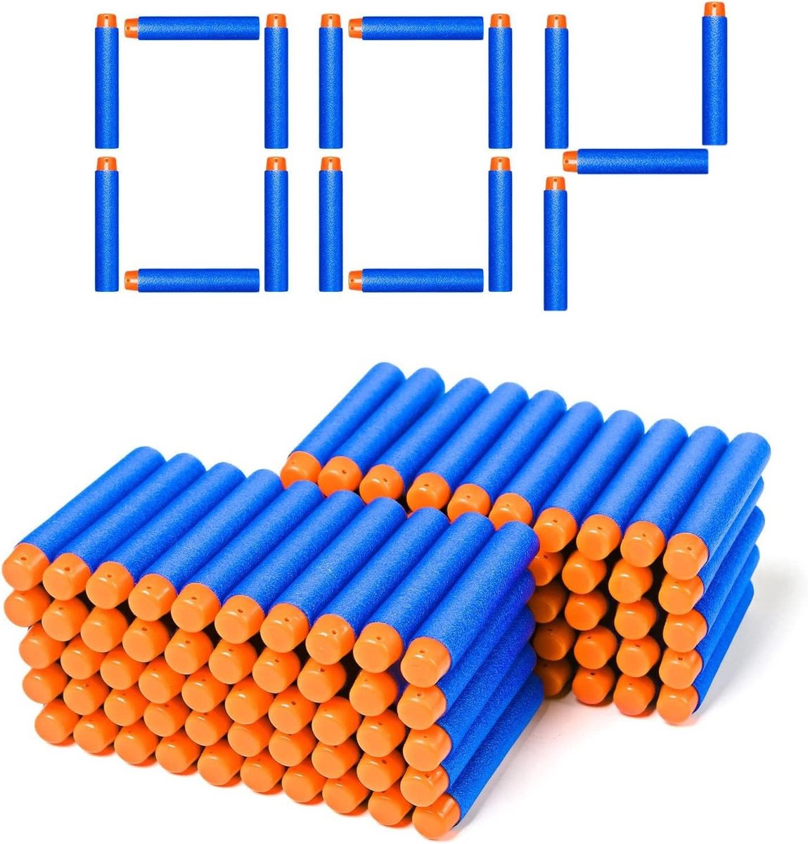 Zachte Darts en Vervangende Pijlen voor Nerf, Foam Darts Ammunition, Geschikt voor Spel en Activiteiten