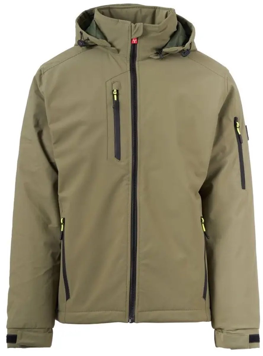 Waterdichte jas Payper Wear Creek Lite Pad Groen