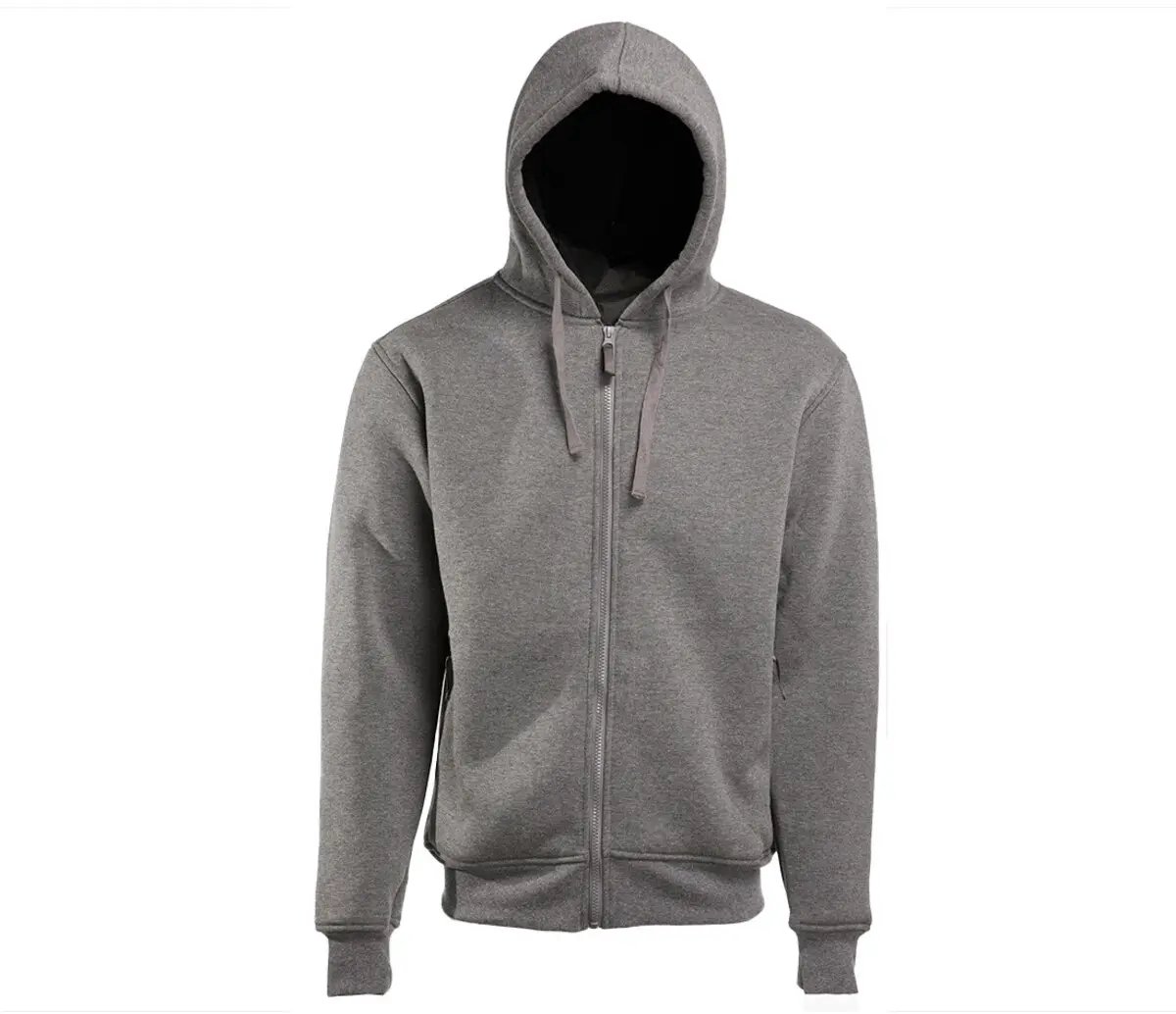 Sherpa fleece gevoerde hoodie met rits Pen Duick Street