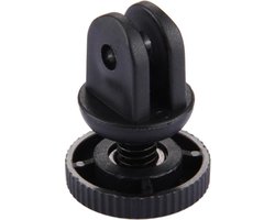 B2C Multi Services – Mini formaat 1/4 inch schroeven Tripod Mount Adapter voor  GoPro HERO 7 / 6 / 5 / 5 session / 4 session / 4 / 3+/ 3 / 2 / 1    Xiaoyi nl andere actie camera’s  3.9 mm Diameter schroeven gat  2.2 cm Diameter