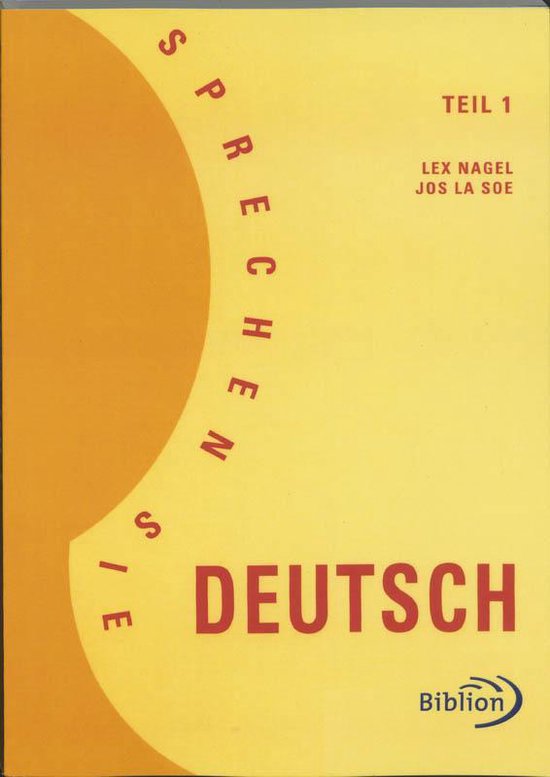 Cover van het boek 'Sprechen sie deutsch / 1 / druk 2' van  Nagel