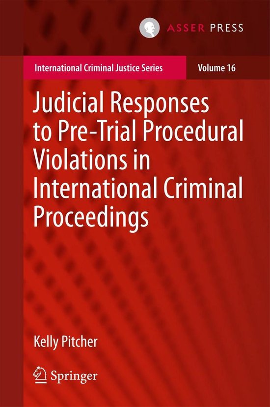 International Criminal Justice Series 16 - Judicial Response ... - cover