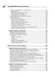 Hoofdstuktitels en pagina nummers voor Social Media Marketing