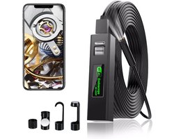 Wifi Endoscoopcamera,USB-endoscoop, inspectiecamera, 1200P HD, wifi-slangcamera met LED licht, voor Android/iOS, iPhone/Windows/Mac/Tablet/PC (10m) Image