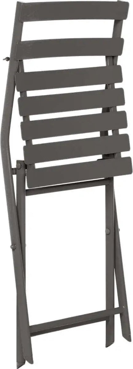 Hespéride Luxe bistrostoel - Greensboro Stoel - Donkergrijs - 50x42x81cm